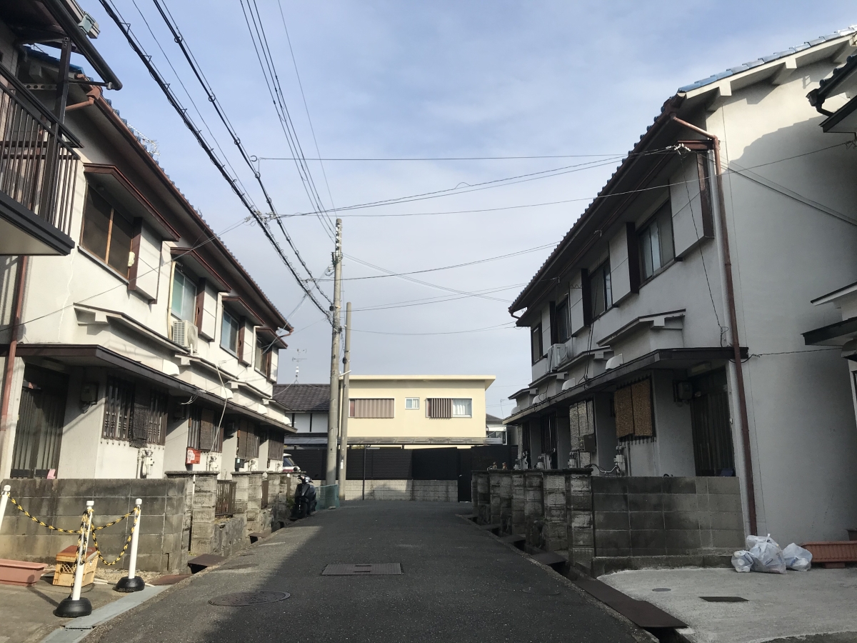 枚方市 文化住宅の外観